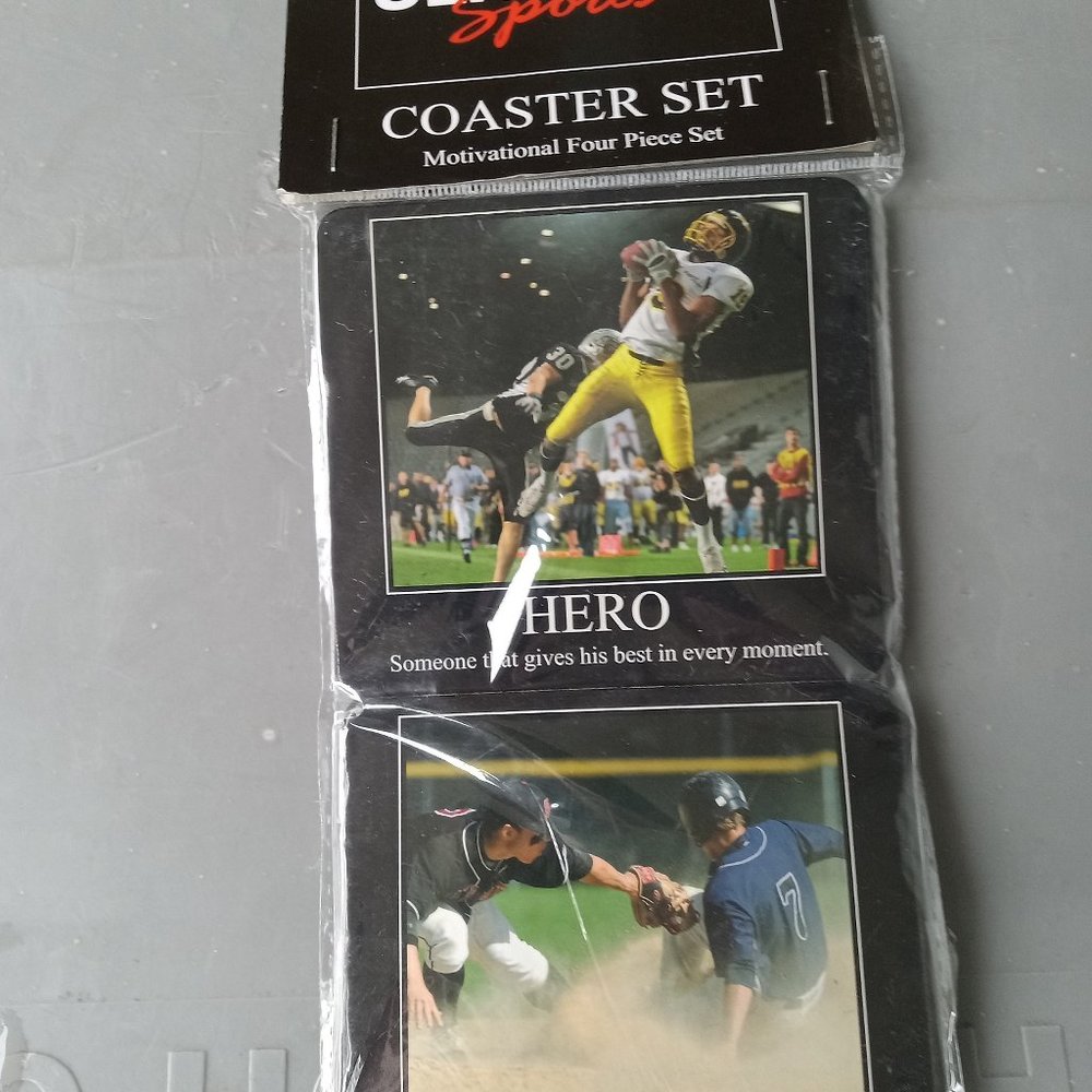 Sports Coaster Foursome